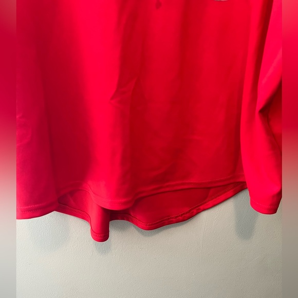 NHL Detroit Red Wings GIII size XL women’s lace up neck line 3/4 sleeve jersey. - Picture 6 of 7